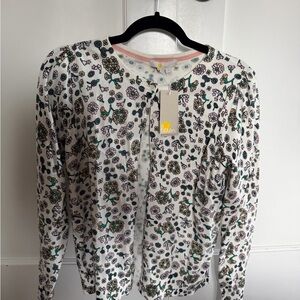 Boden Multicolor Floral Button-Up Top